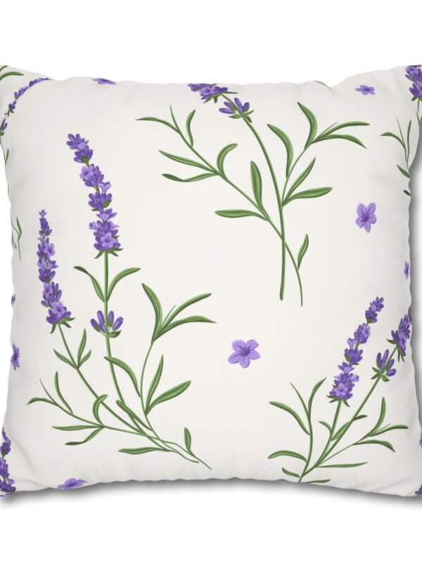 Lavender Flowers Euro Shams