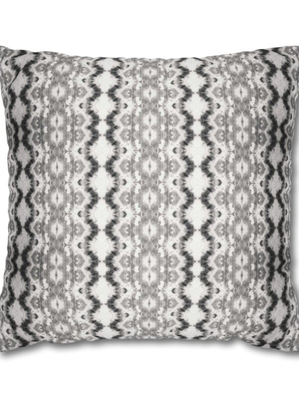 Grey n White Euro Shams