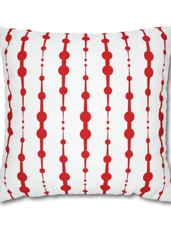 Red White Euro Shams