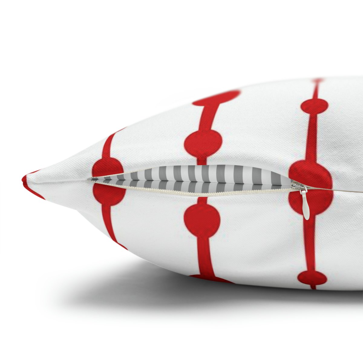 Beautiful Red Dot on White Euro Shams for Bedroom Living Room - Image 3