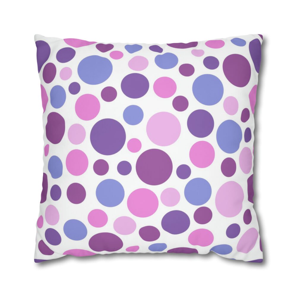 Colorful Polka Dot Pillow