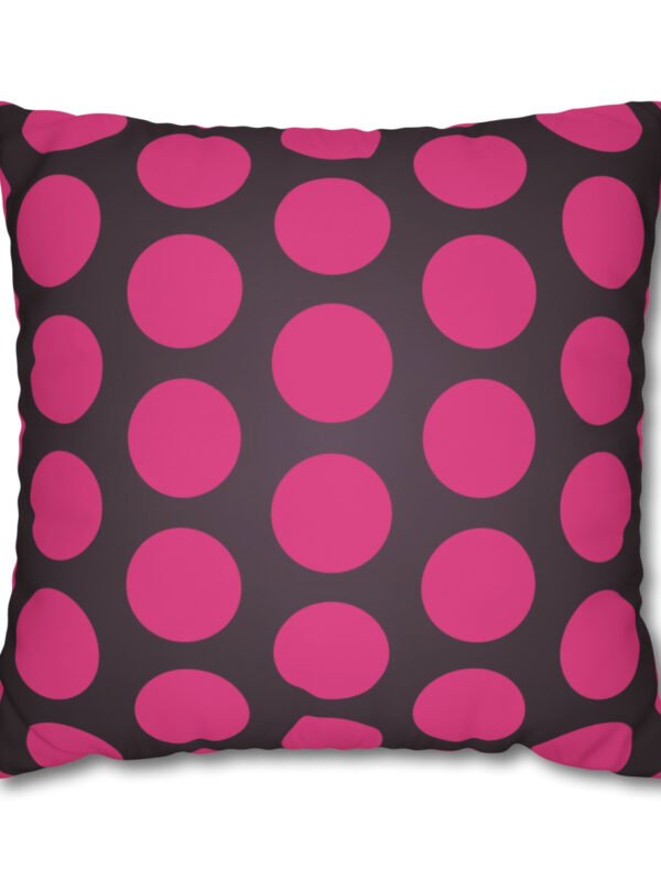 Purple Polka Dot Pillow