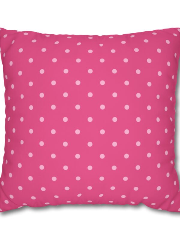 Pink Polka Dot Euro Pillow