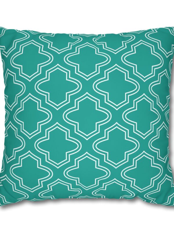 Teal Moroccan Euro Pillow Shams