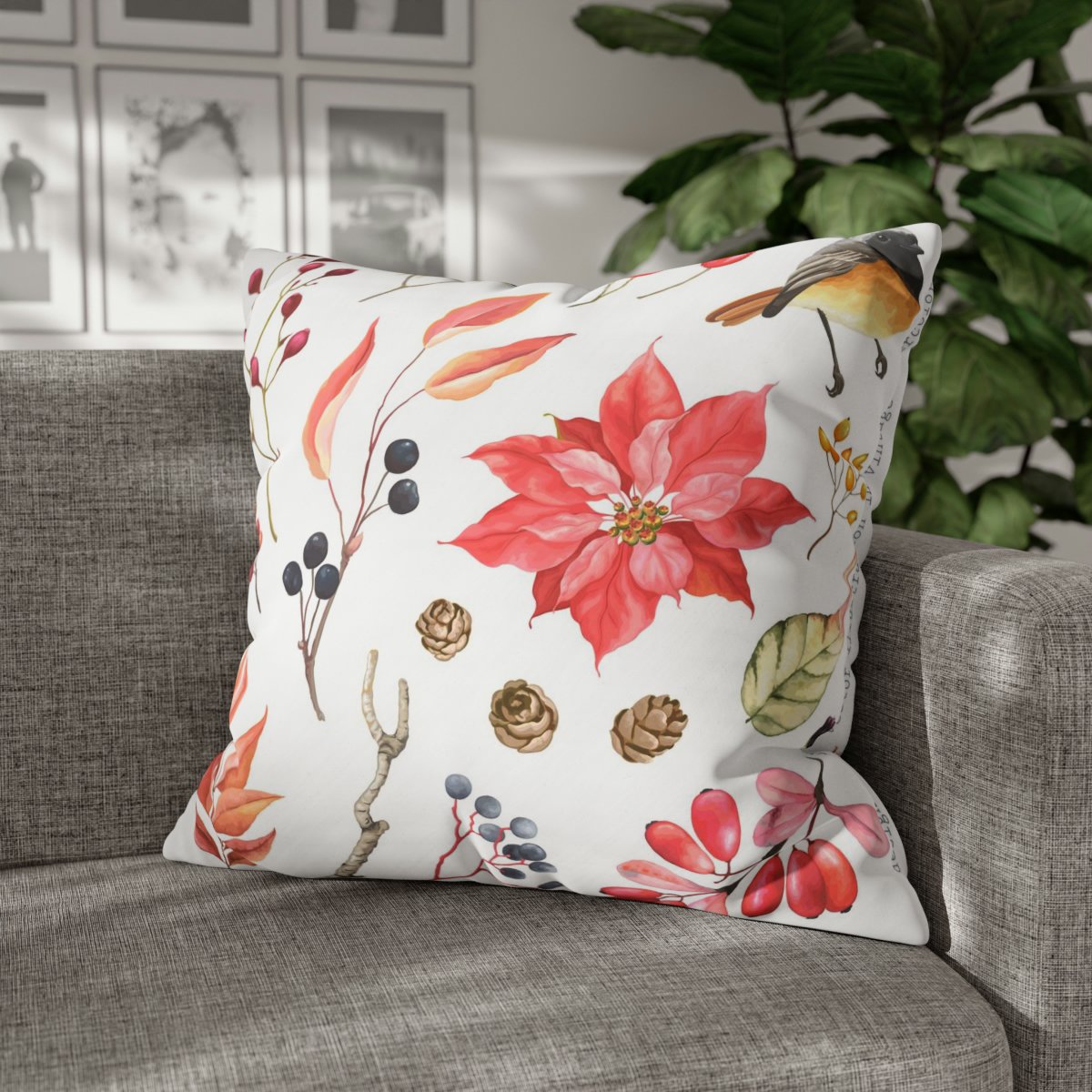 Colorful Autumn Euro Pillow Shams for Living Room Bedroom - Image 4