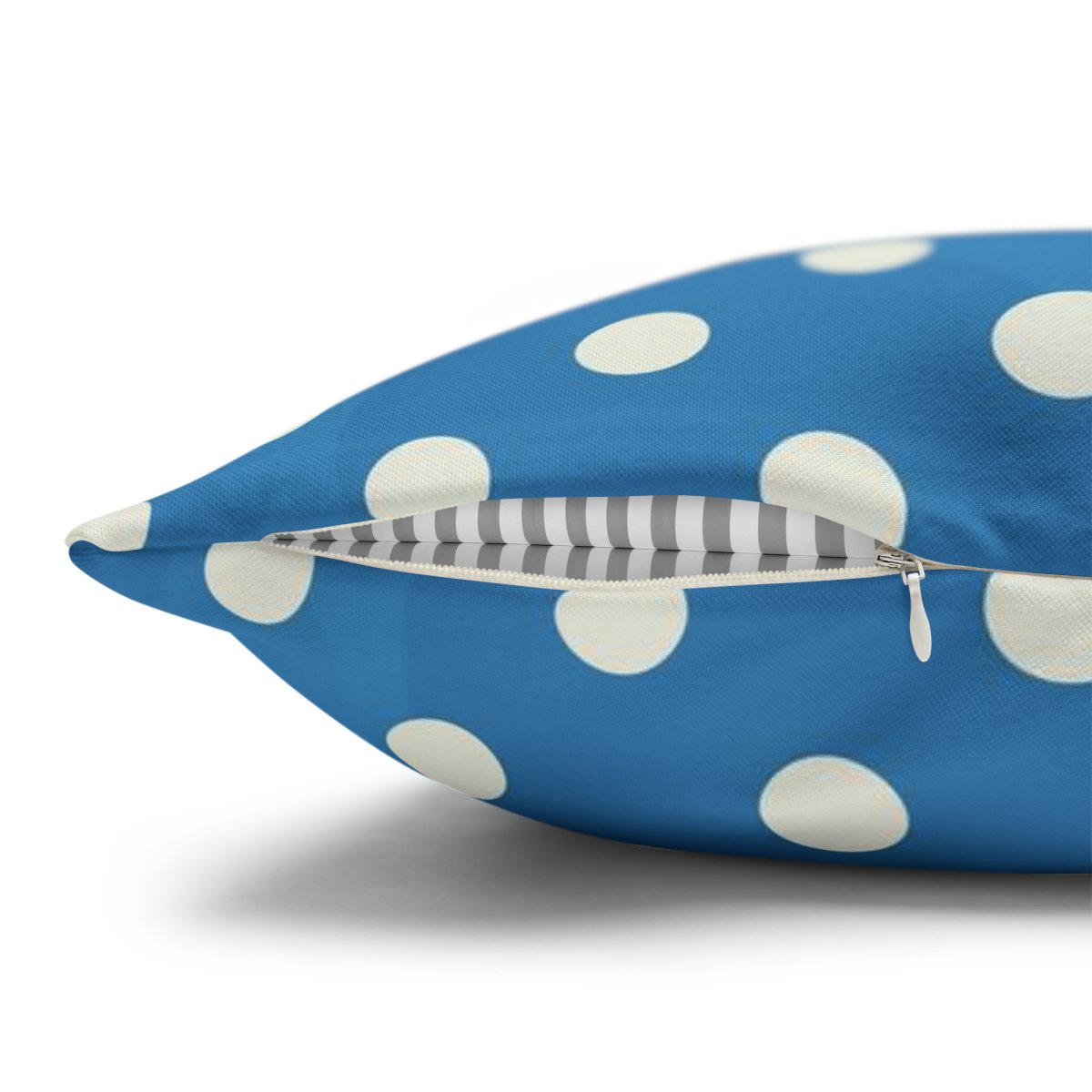 Sky Blue Polka Dot Euro Pillow Shams - Image 3
