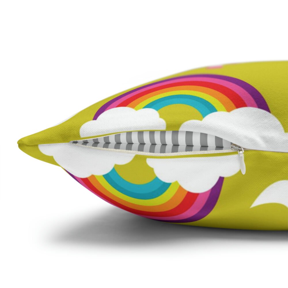 Colorful Unicorn Rainbow Kids Euro Shams for Kids Room - Image 3