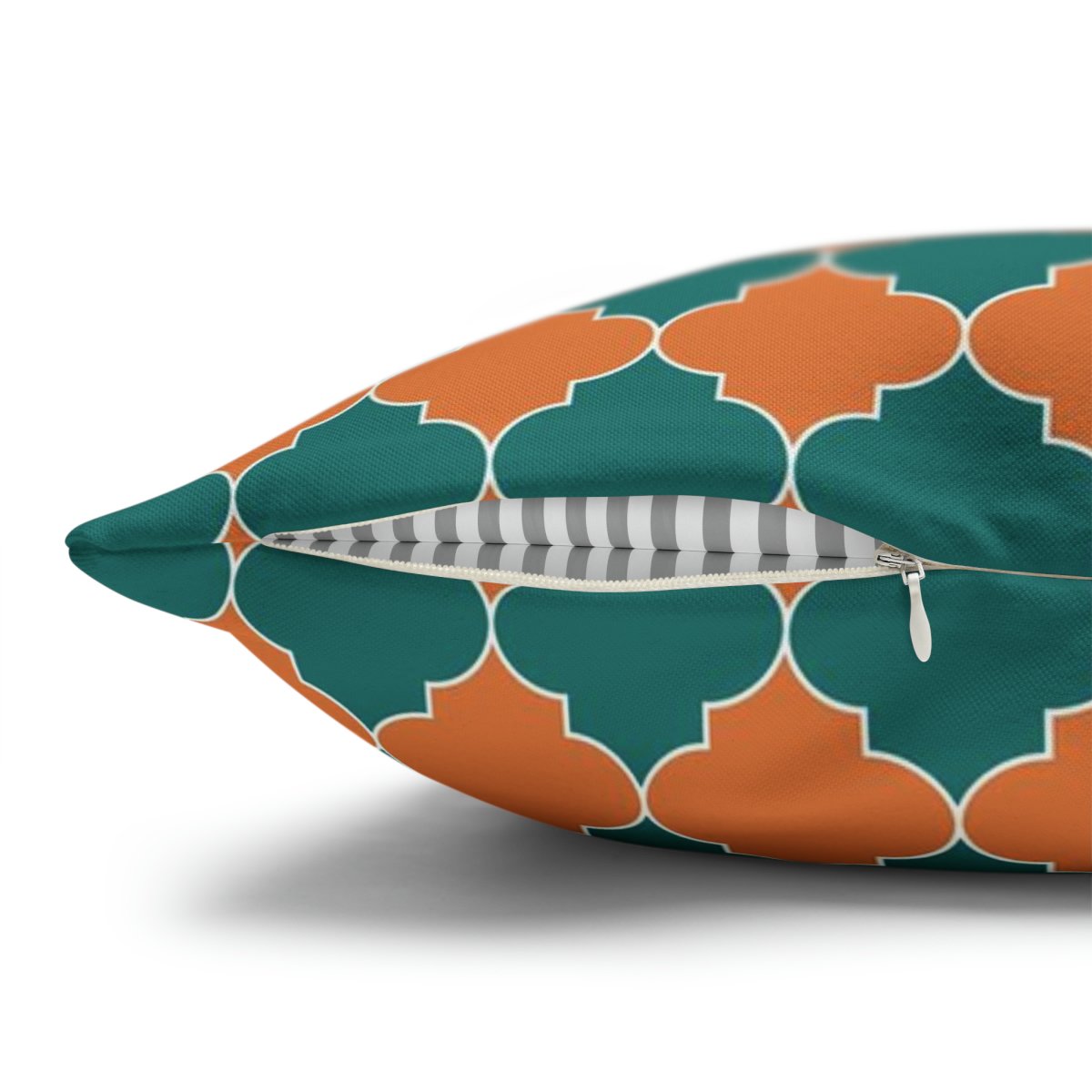Teal n Orange Moroccan Euro Pillow Shams - Image 3