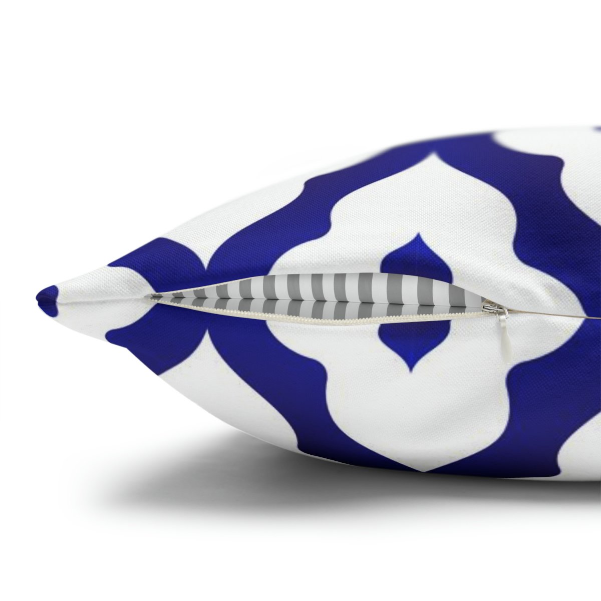 Modern Blue n White Ceramic Tile Design Euro Shams - Image 2