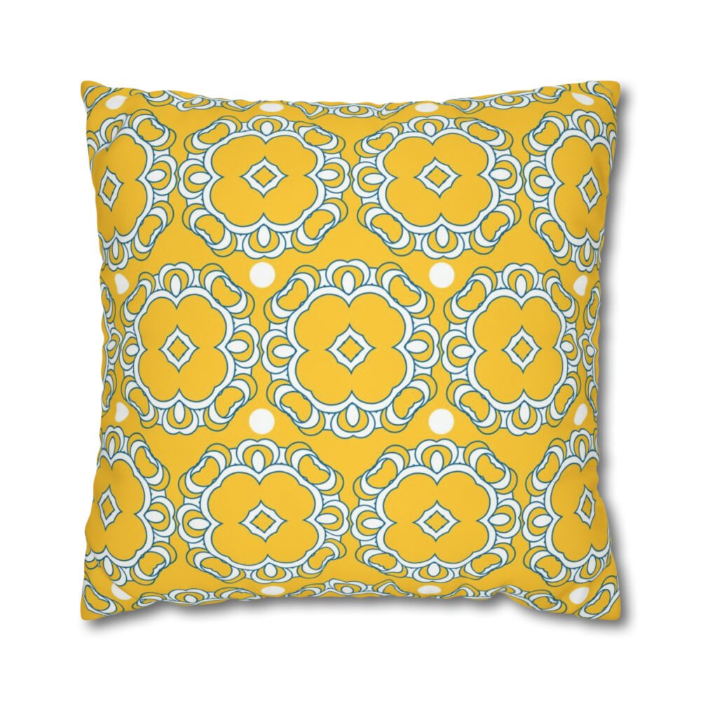 Blue n Yellow Euro Shams