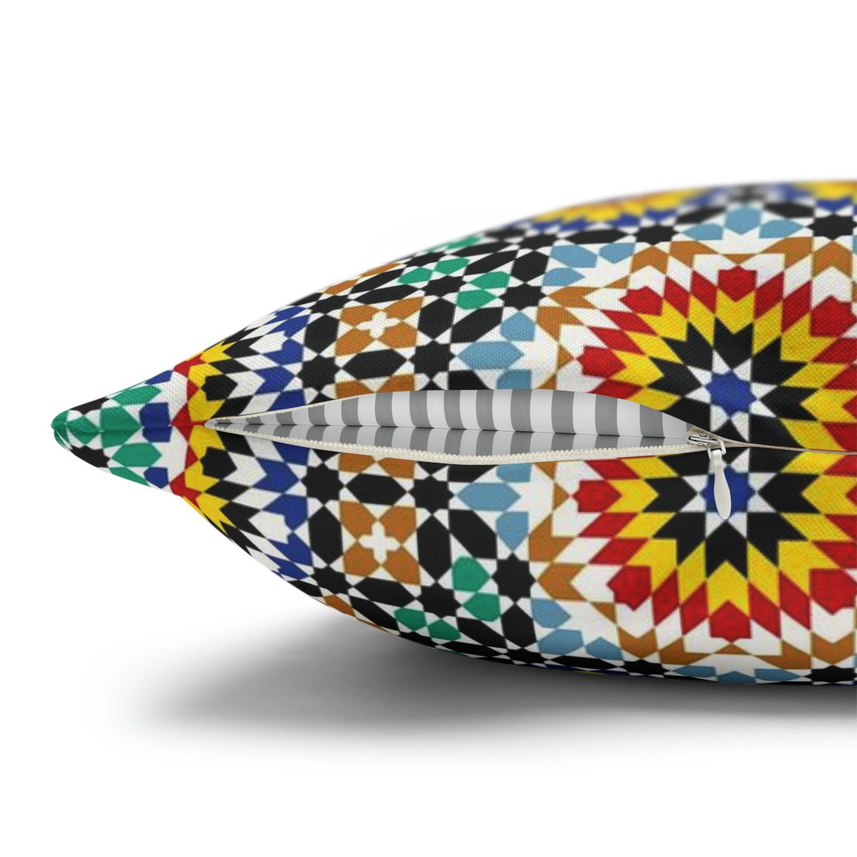 Traditional Multicolor Moroccan Euro Pillow Covers - Image 3