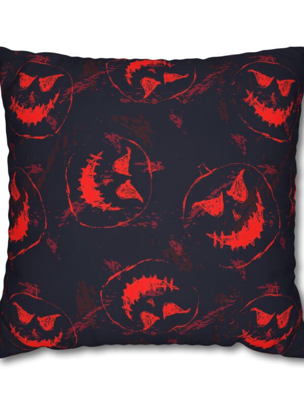 Red n Black Halloween Euro Shams