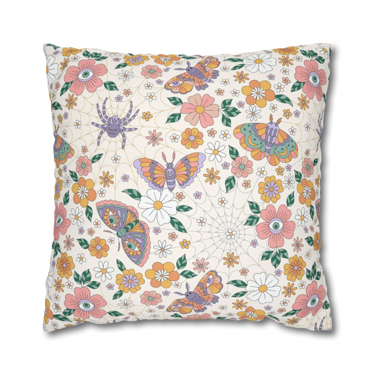 Halloween Beige Euro Shams