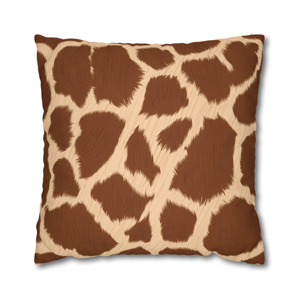 Brown Giraffe Euro Shams