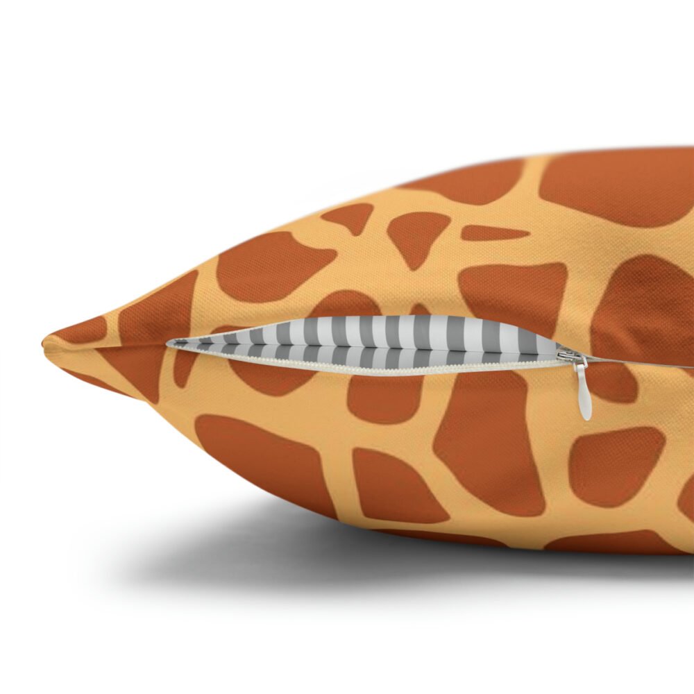 Fashionable Printed Yellow Giraffe Euro Pillow Shams - Image 3