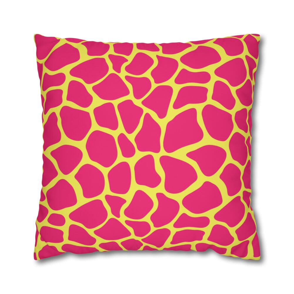 Pink Giraffe Euro Shams
