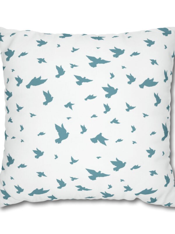 Blue Doves Euro Shams