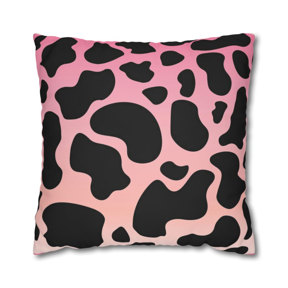 Pink Cow Euro Shams