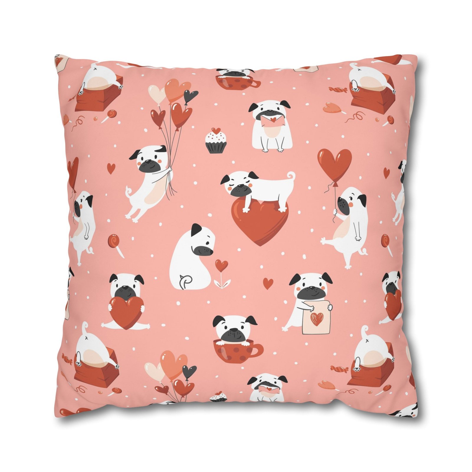Puppy Print Pillow Covers