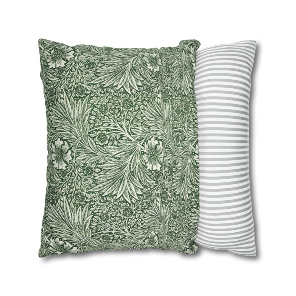 William Morris's Marigold Green Throw Pillow Covers - Image 2