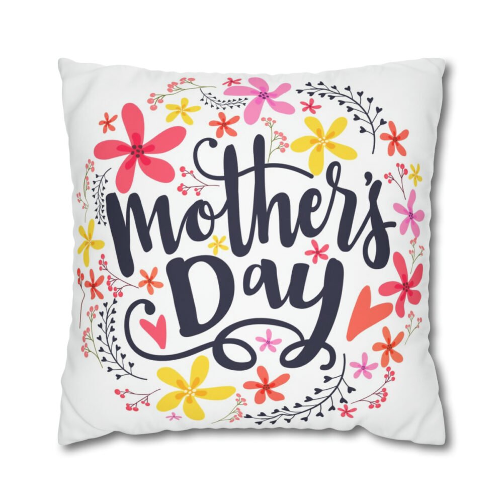 Elegant Mothers Day Colorful Euro Shams