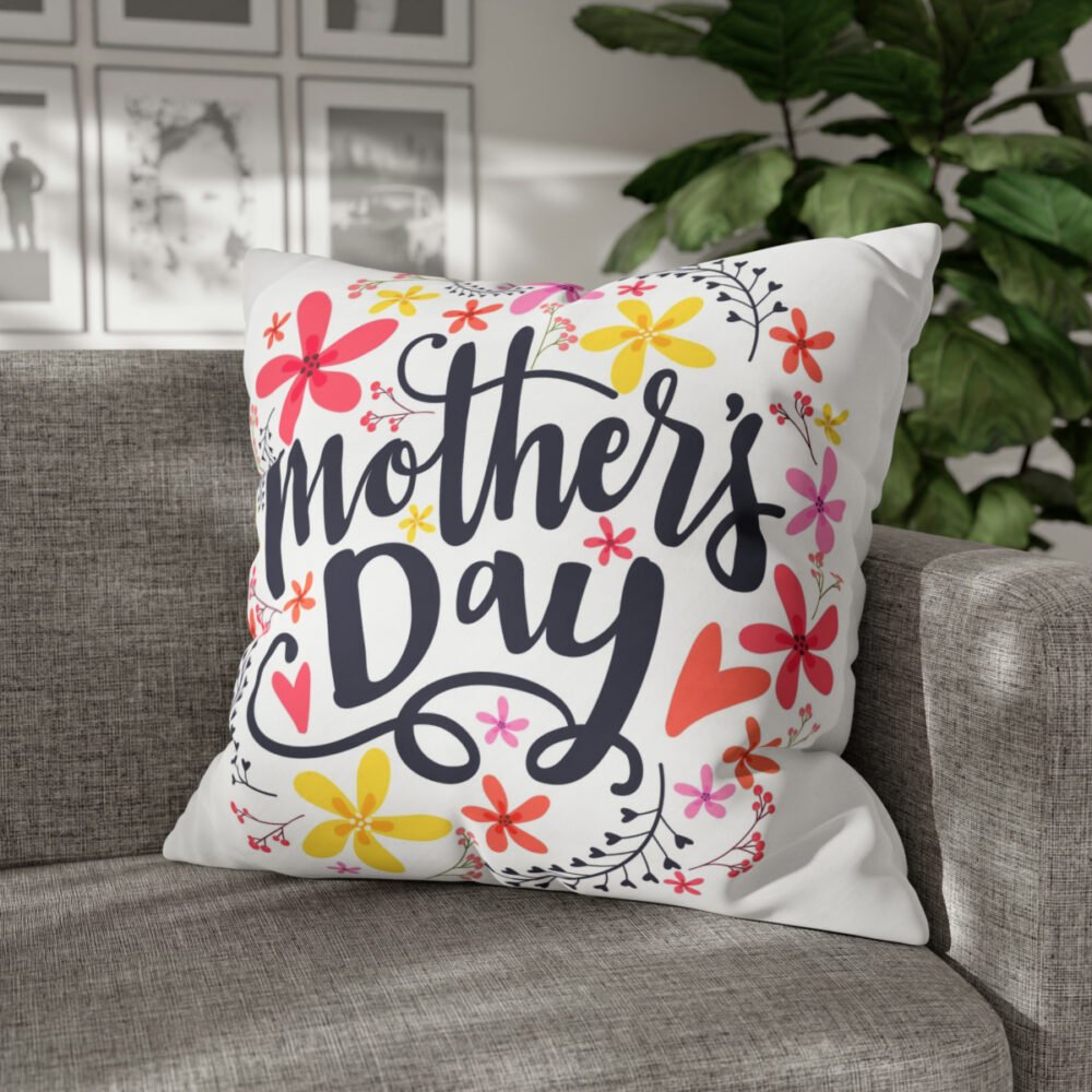 Elegant Mothers Day Colorful Euro Shams - Image 4