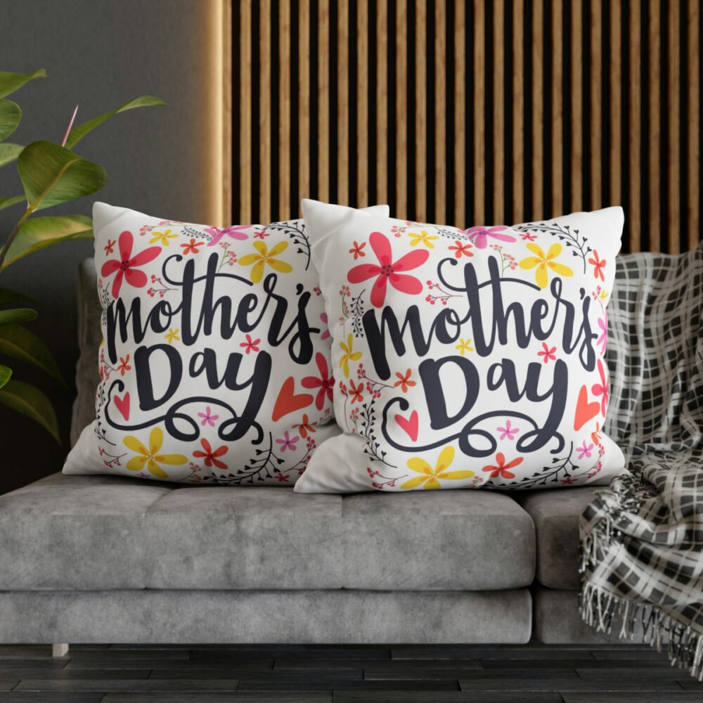 Elegant Mothers Day Colorful Euro Shams - Image 5
