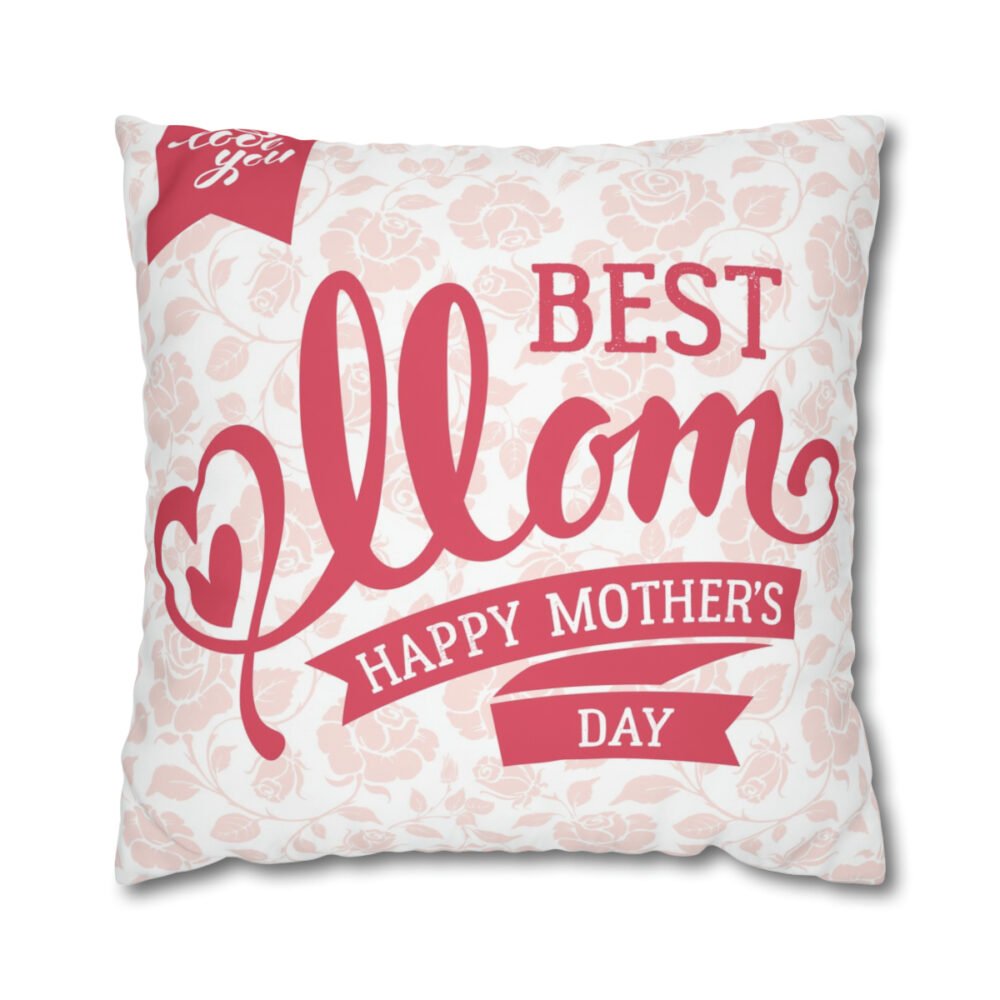 Luxury Mothers Day Lettering Pink Euro Shams for Gift