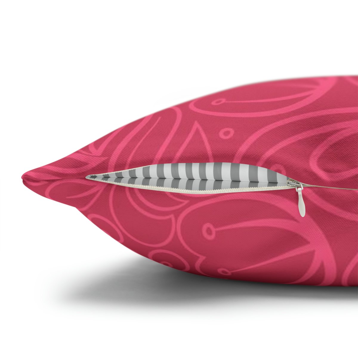 Unique Letter Design Mothers Day Pink Euro Shams - Image 3