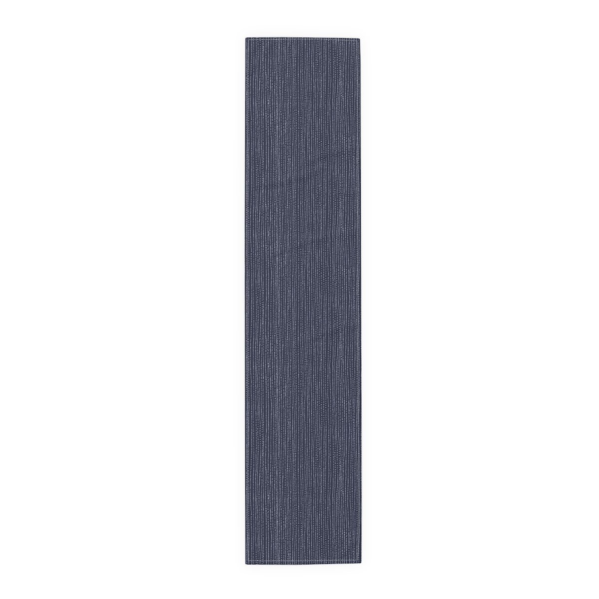 Abstract Striped Distressed Pattern on Dark Blue Table Runners - Image 6