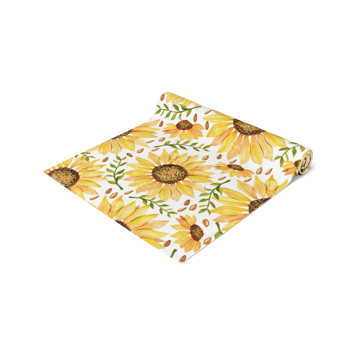 Modern Yellow Sunflower Dining Table Runners - Image 7