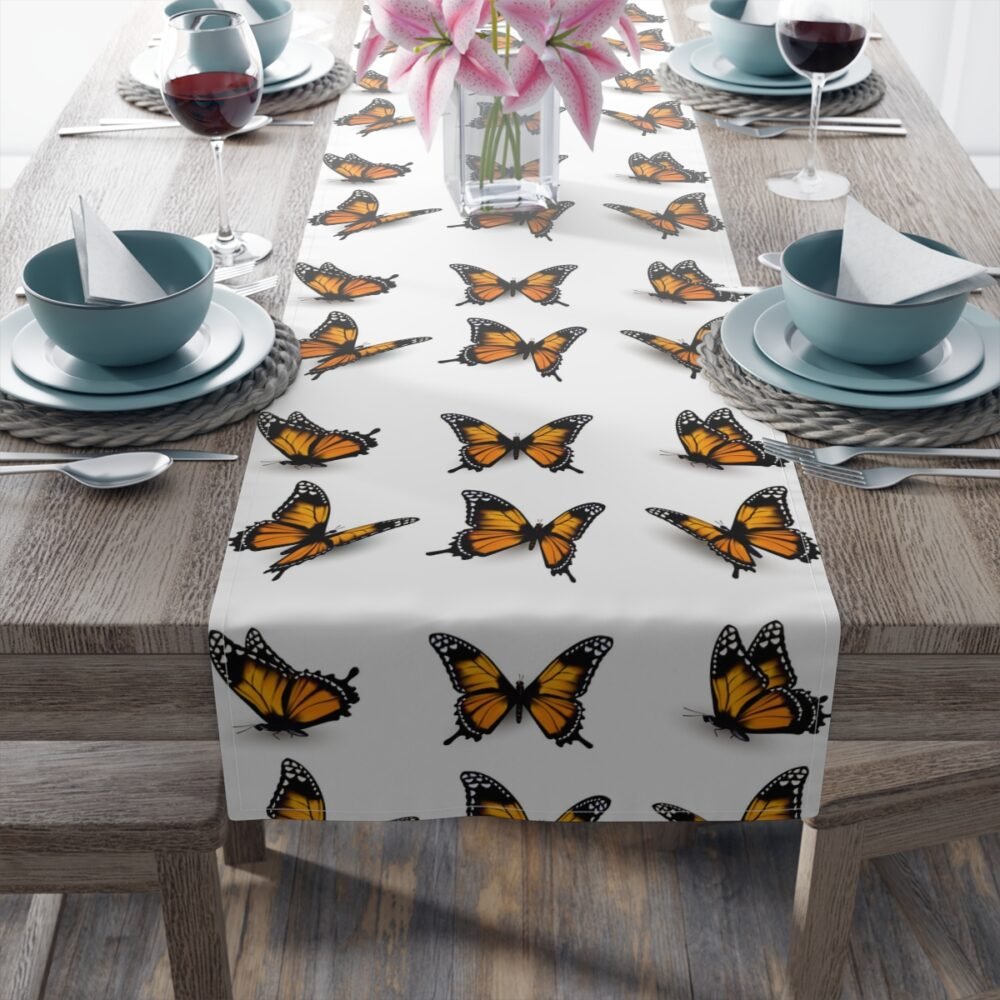 Beautiful Golden Butterfly Dining Table Runners - Image 10