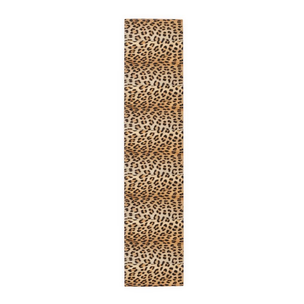 Stylish Black Gold Panthera Print Table Runners - Image 5
