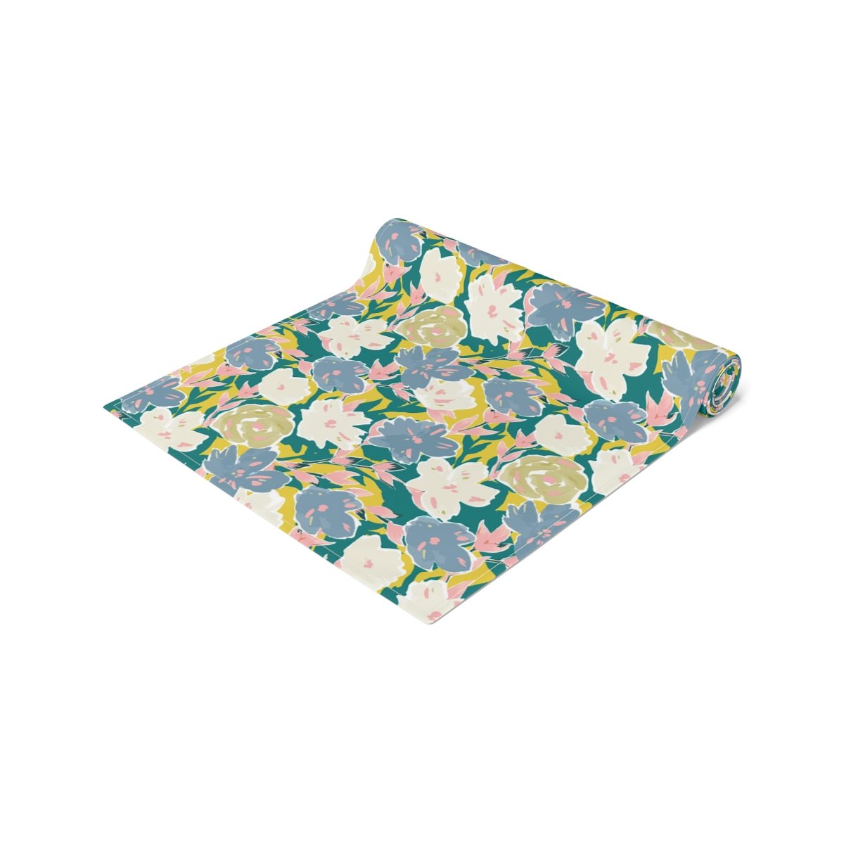 Abstract Colorful Flowers Dining Table Runners - Image 7