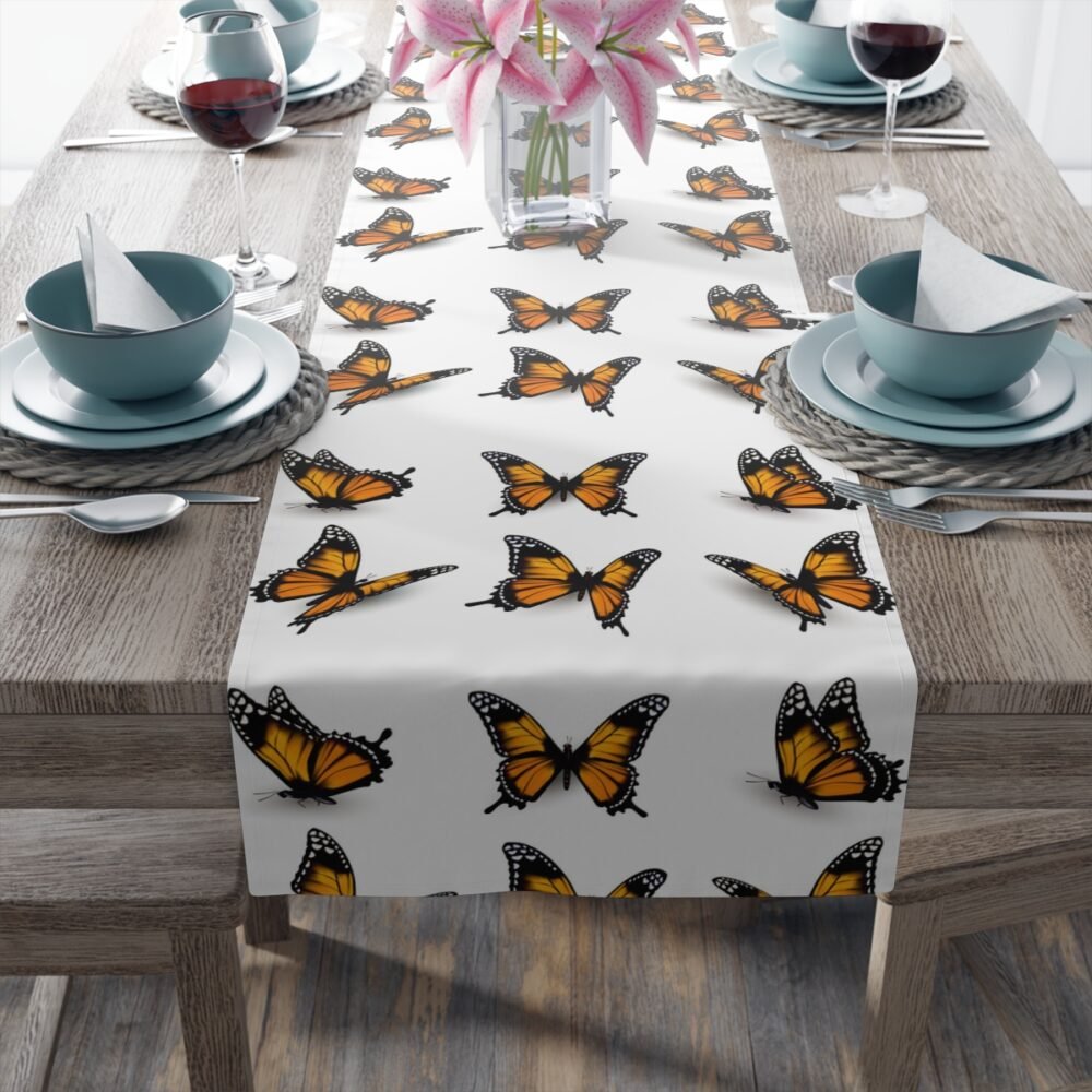 Beautiful Golden Butterfly Dining Table Runners - Image 15