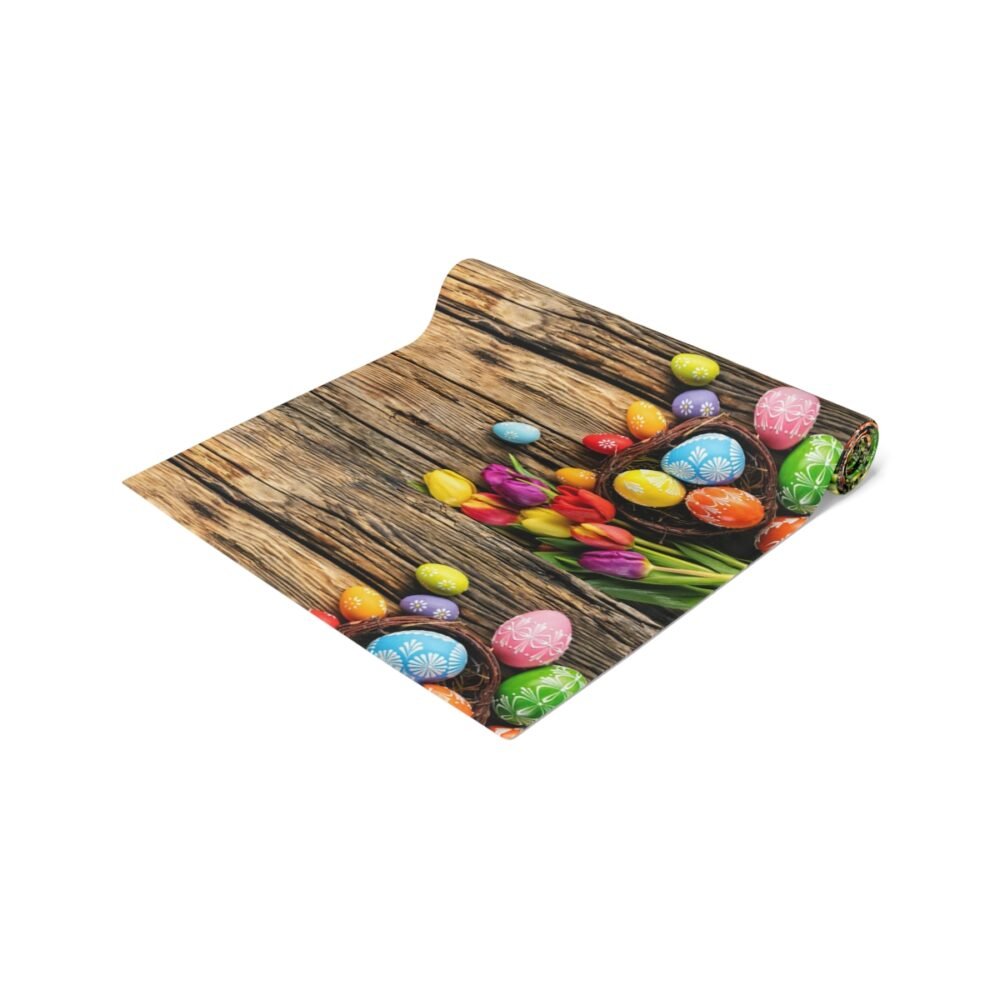Wooden Color Easter Egg Table Runners - Image 12