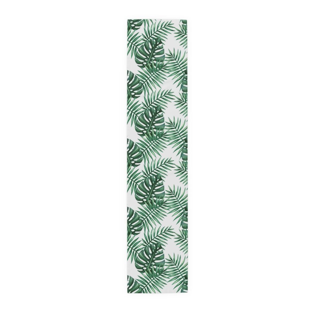 Watercolor Tropical Palm Leaves Table Runners - Image 11