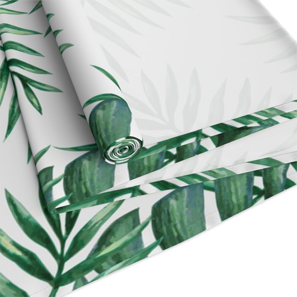 Watercolor Tropical Palm Leaves Table Runners - Image 13