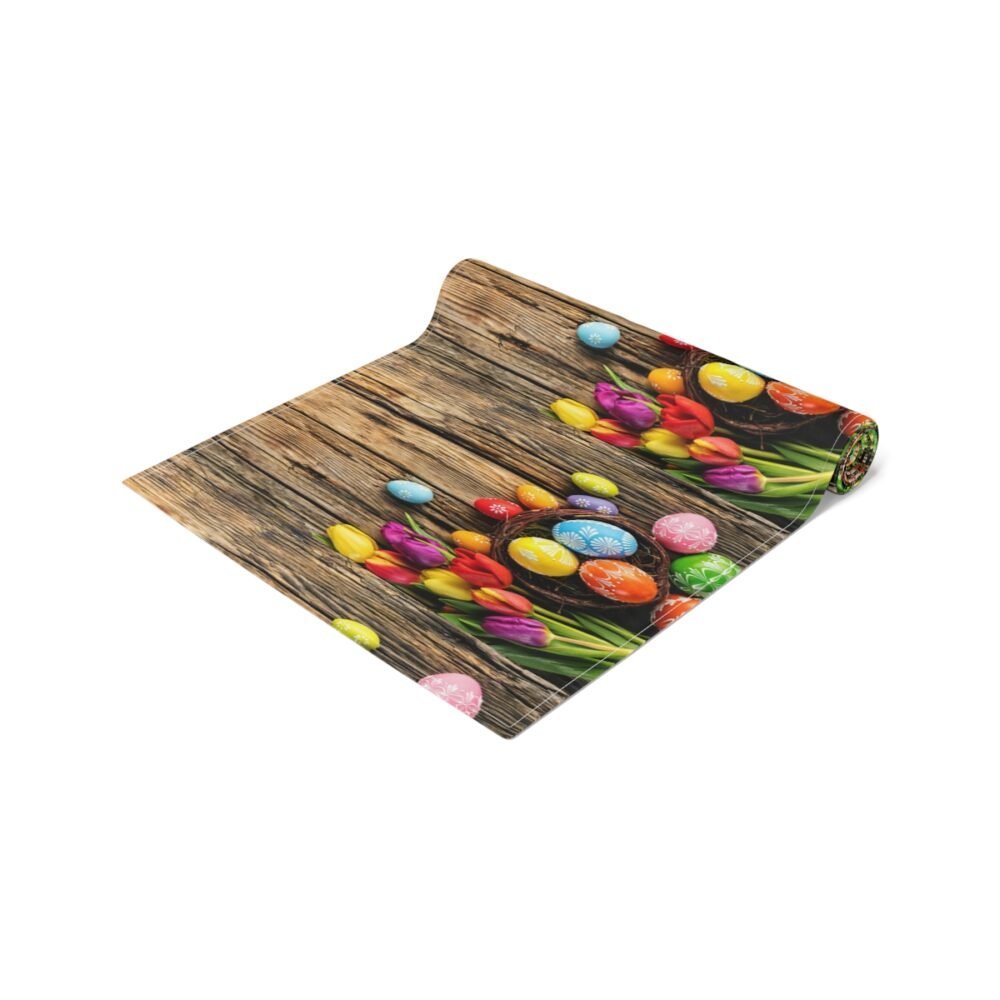 Wooden Color Easter Egg Table Runners - Image 3