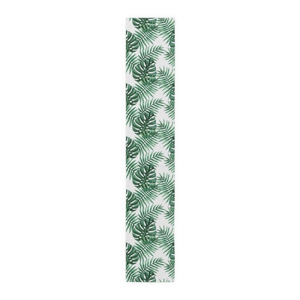 Watercolor Tropical Palm Leaves Table Runners - Image 2