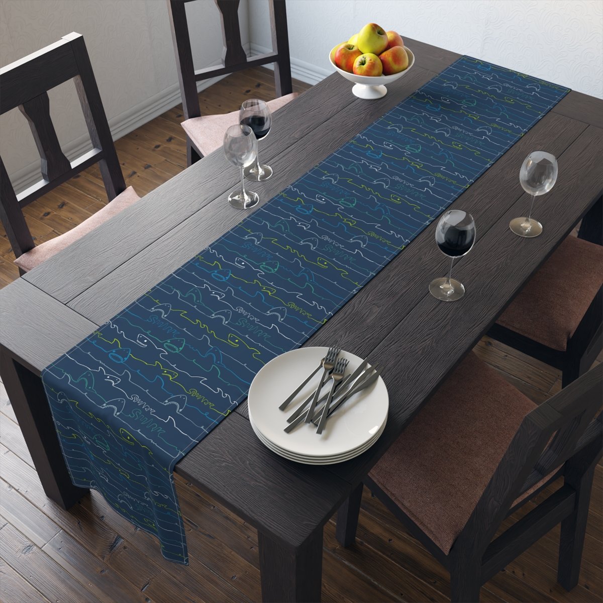 Blue Table Runners