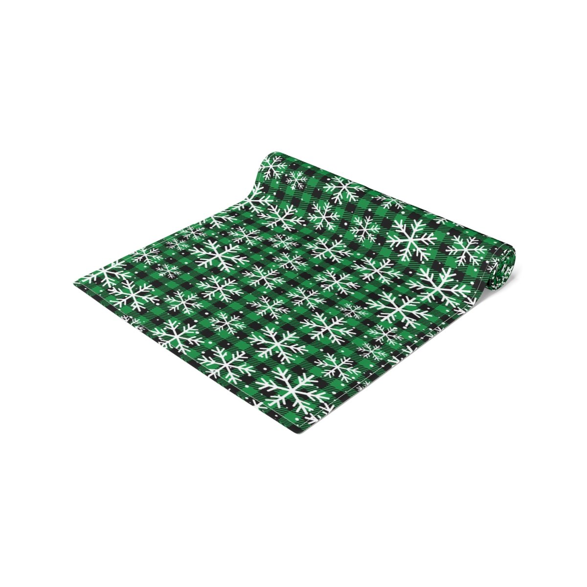 Christmas Green Buffalo Plaid Dining Table Runners - Image 2