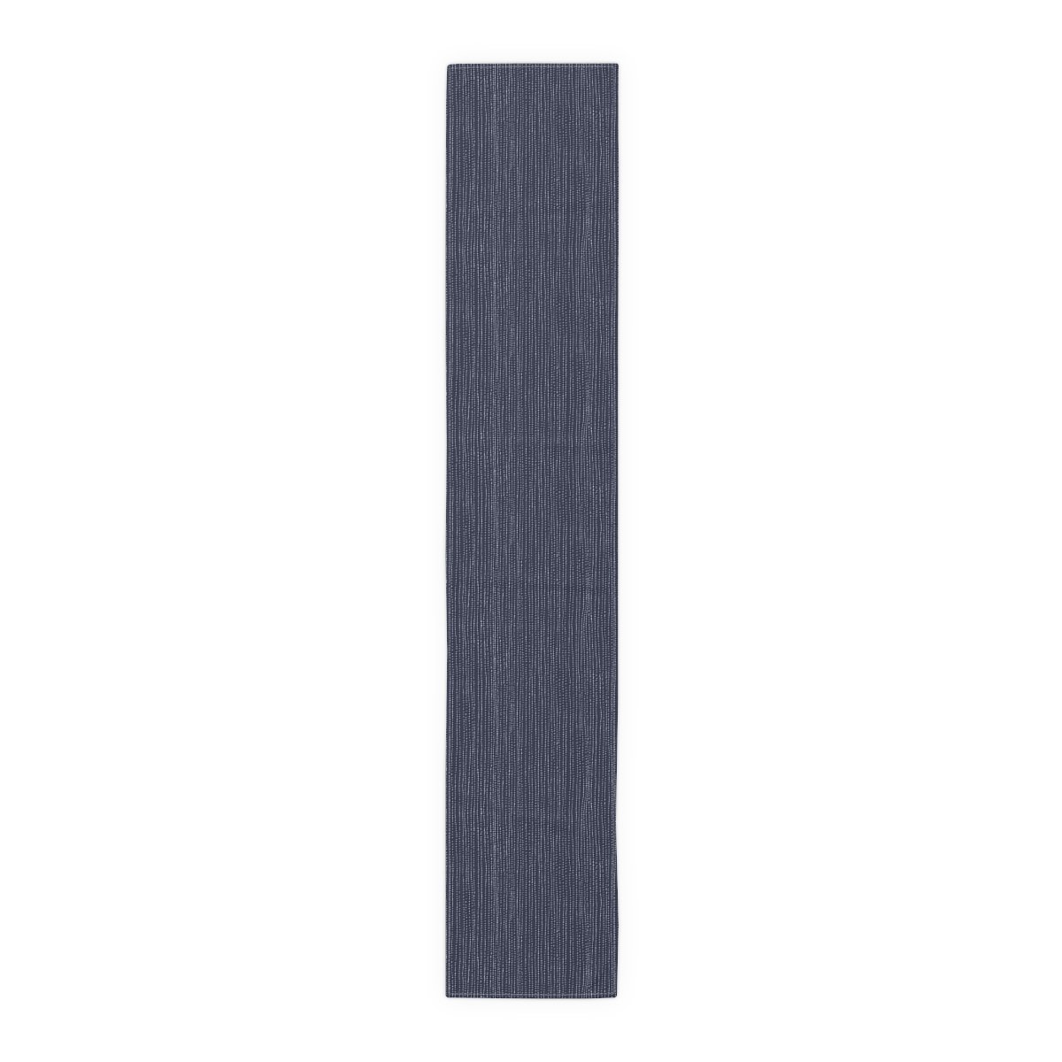 Abstract Striped Distressed Pattern on Dark Blue Table Runners - Image 2