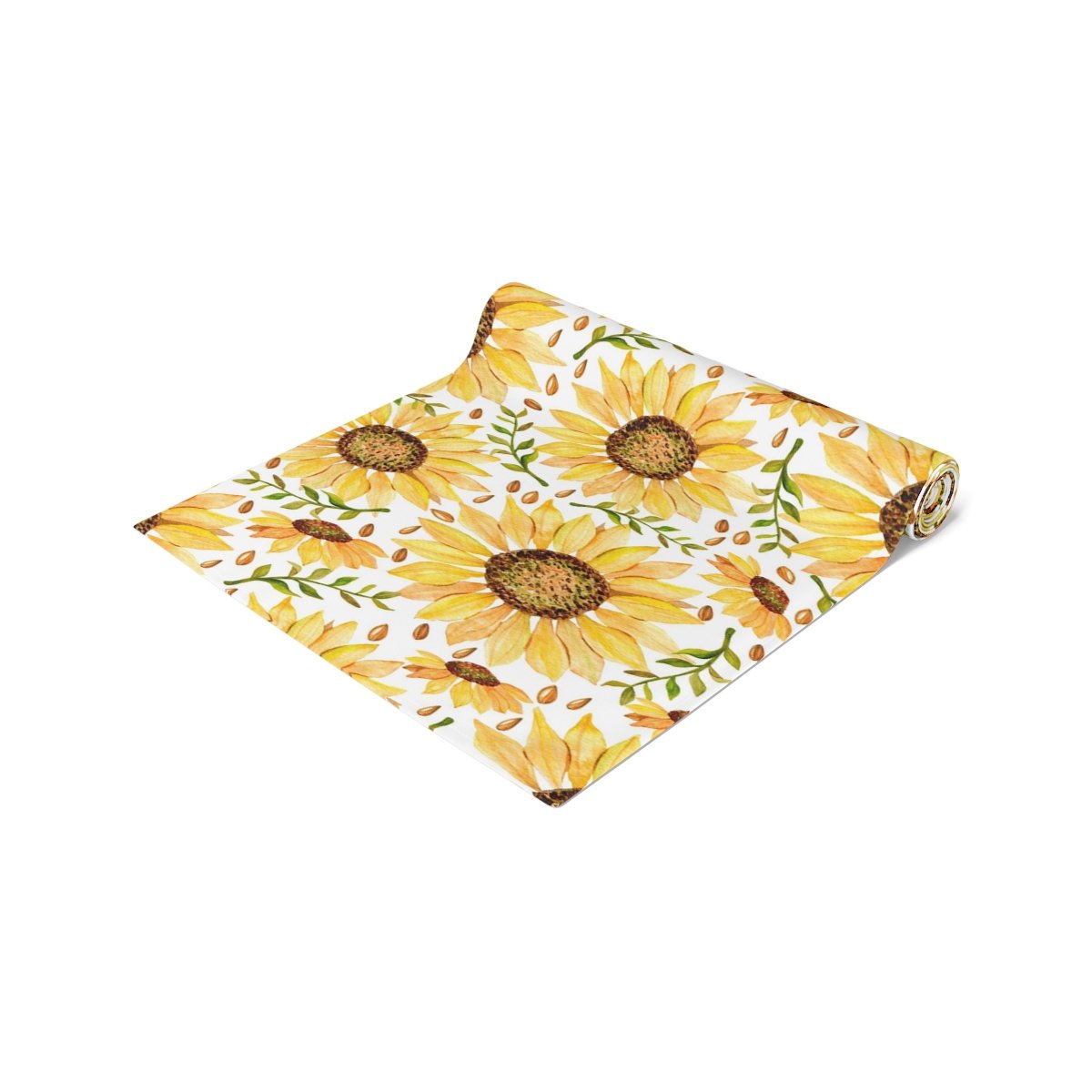 Modern Yellow Sunflower Dining Table Runners - Image 17