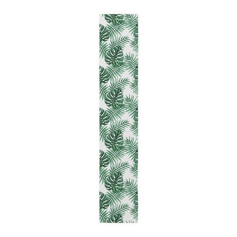 Watercolor Tropical Palm Leaves Table Runners - Image 16