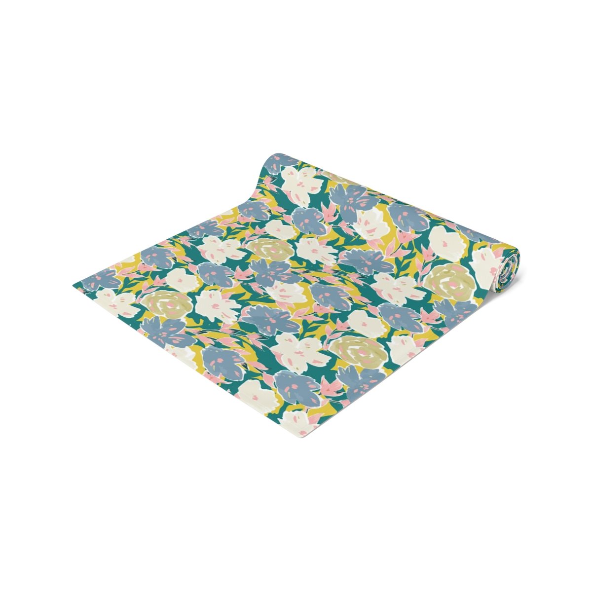 Abstract Colorful Flowers Dining Table Runners - Image 17