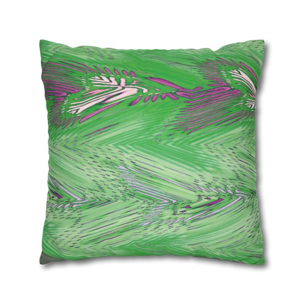 Modern Ikat Art Sage Green Toss Pillow Covers for Sofa
