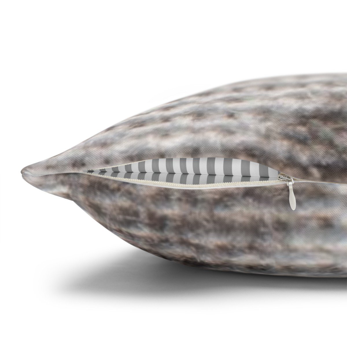 Grey and White Zig Zag Striped Throw Pillow Covers - Image 3