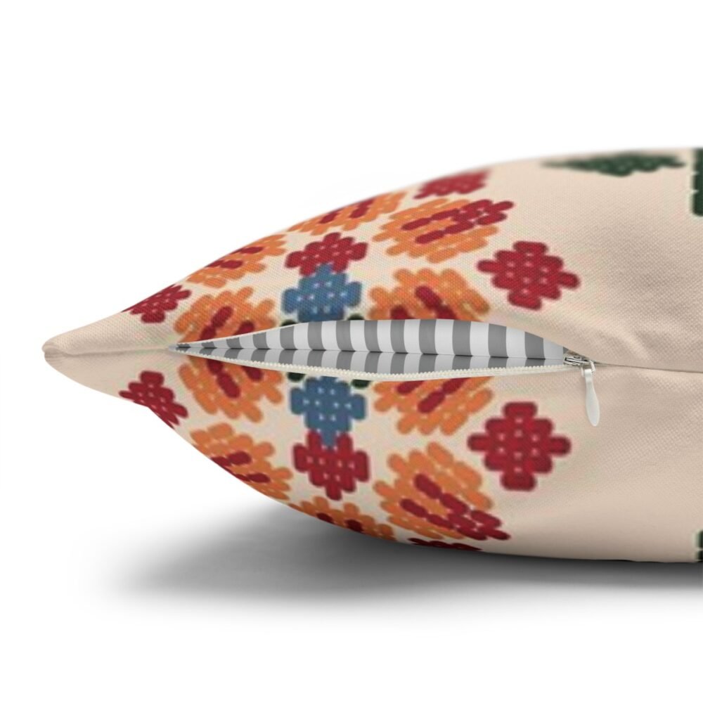 Ethnic Leaf Floral Moroccan Light Pink Throw Pillow Covers - Image 3