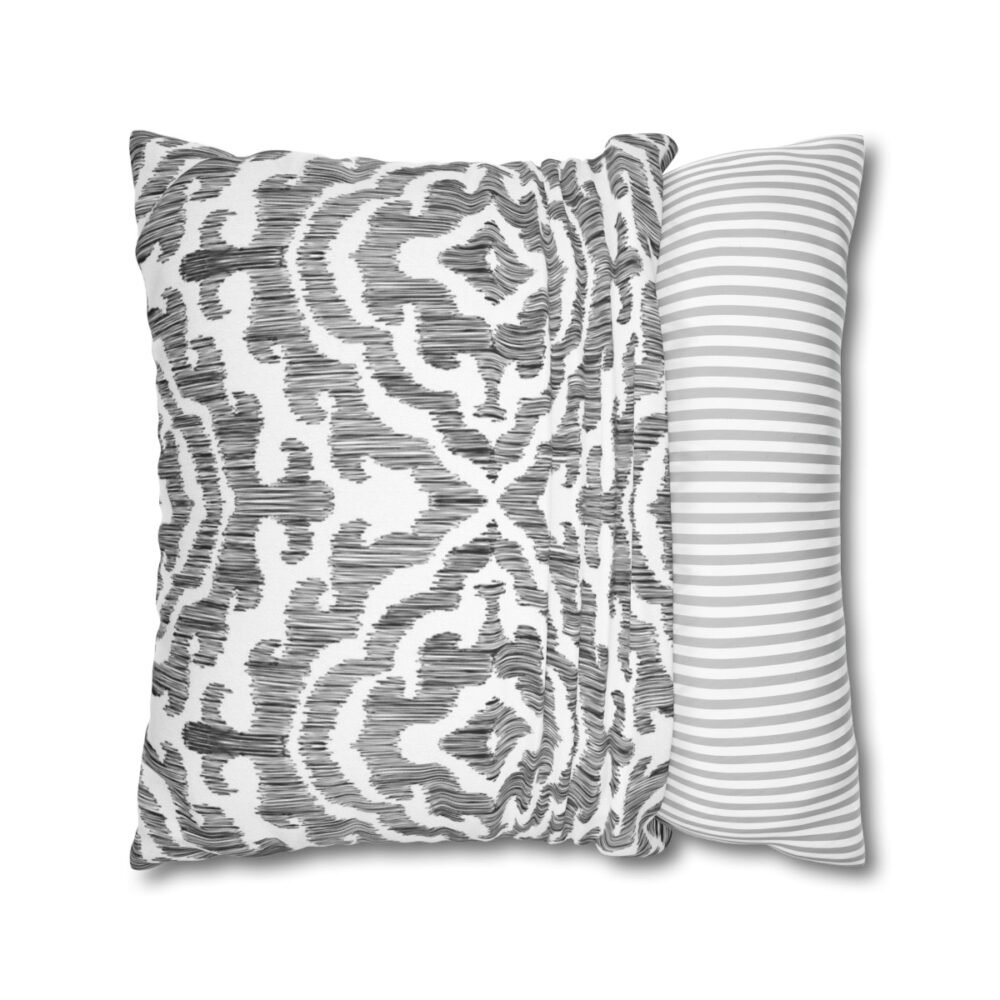 Ottoman Style Moroccan Grey Throw Pillow Covers for Sofa - Image 2